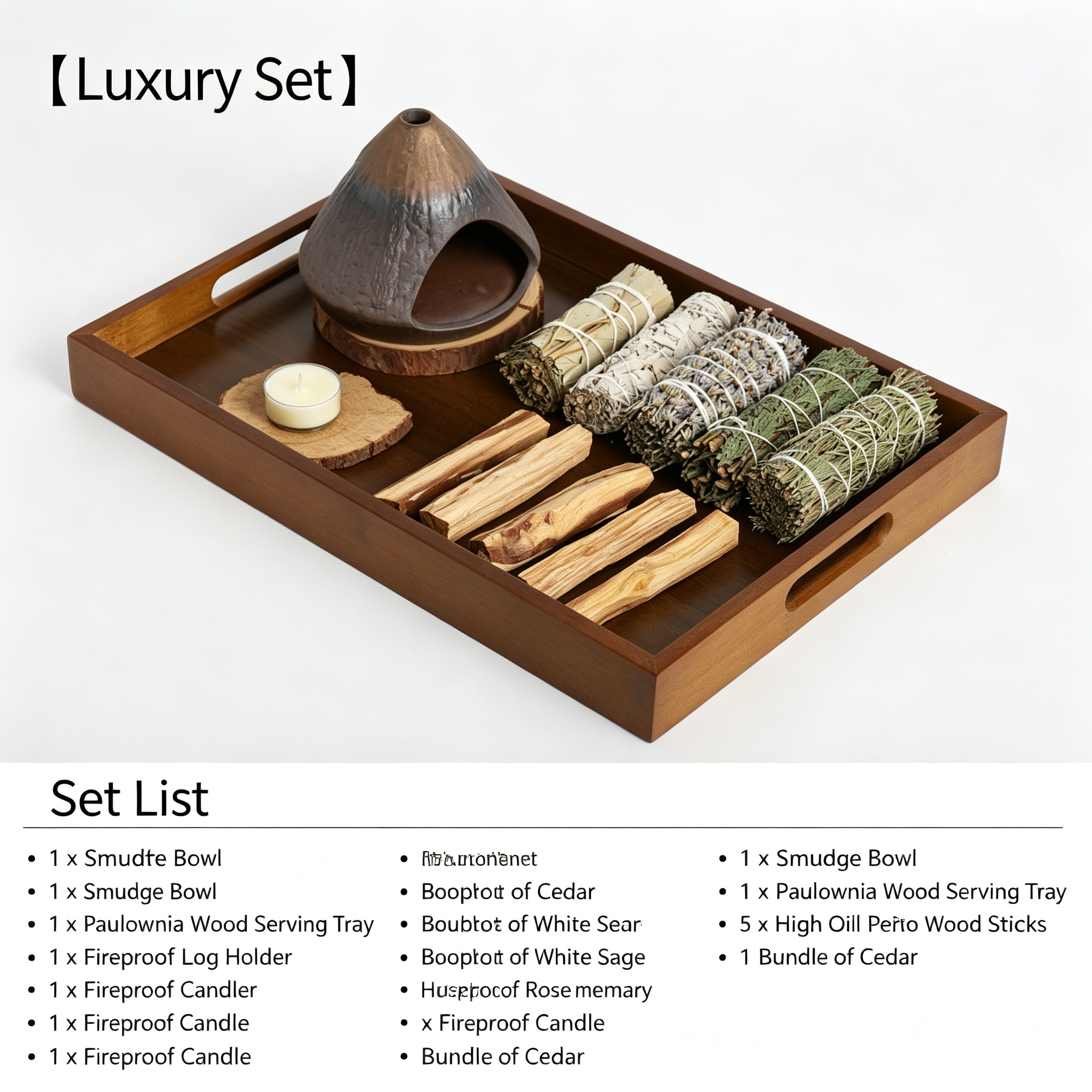Mountain Hearth Sanctuary – Natural Smudge & Purification Set