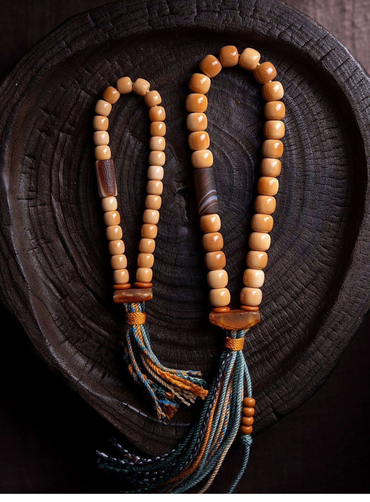The Primordial Seed – Raw Bodhi Root Mala
