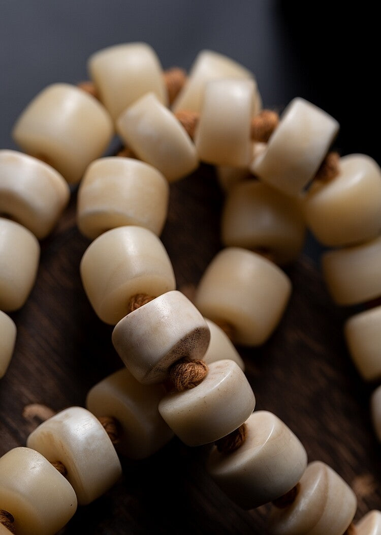 The Primal Bone Mala – Single‑Circle Yak Bone Bracelet