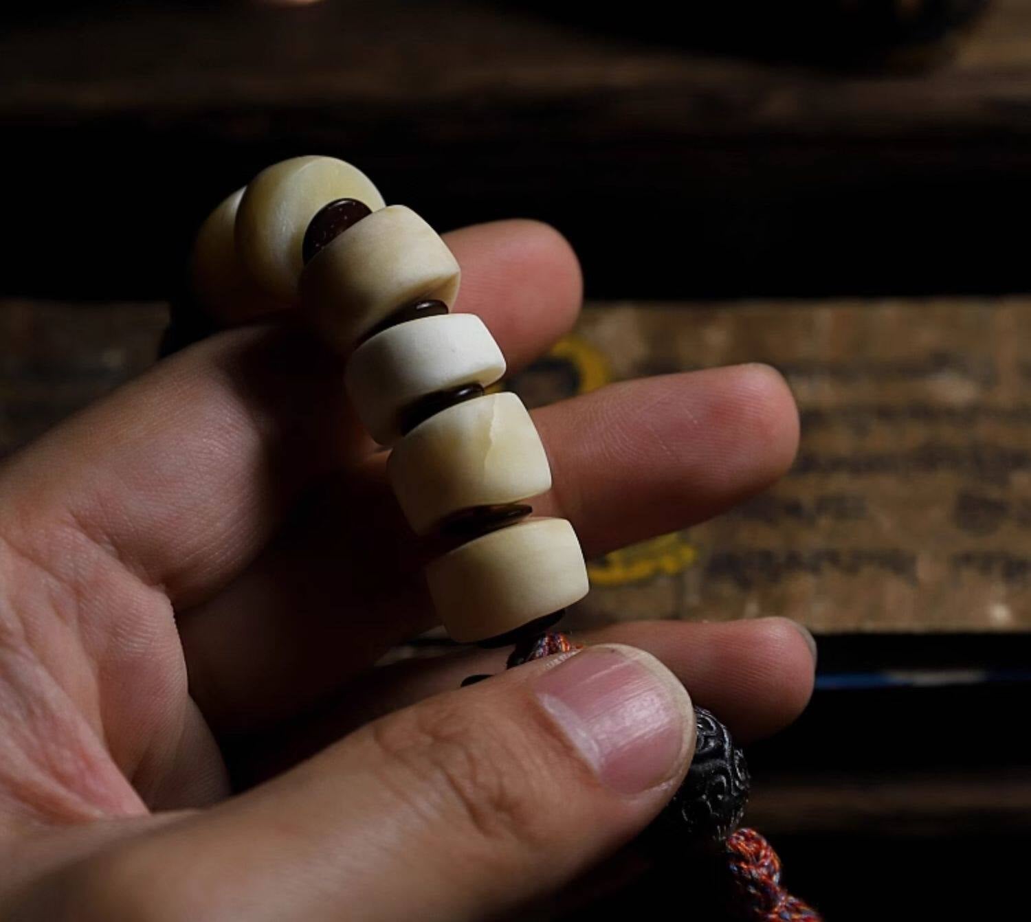 The Highland Bone Mala – 108 Beads of Himalayan Yak Bone