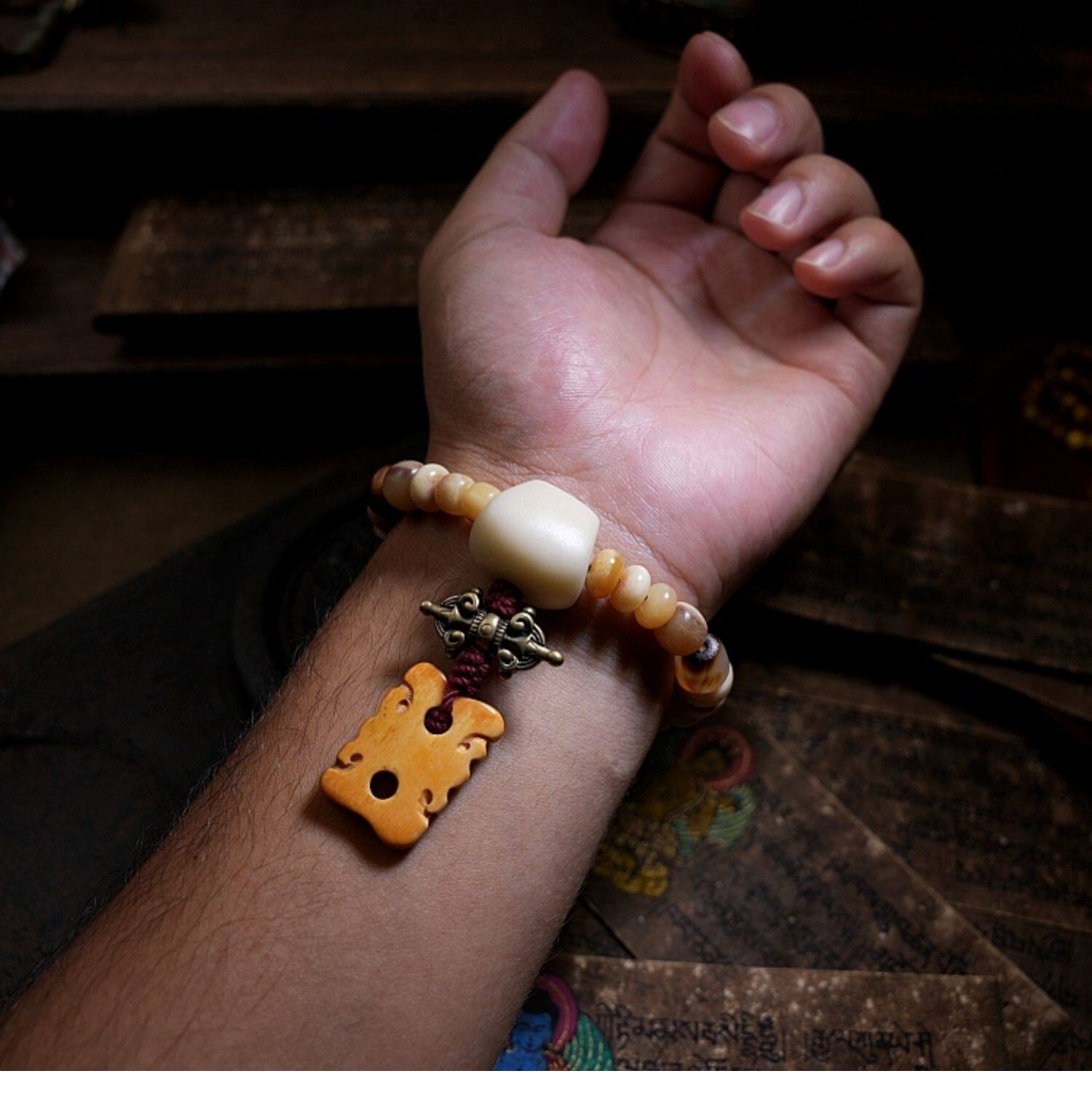 The Bone Totem – Multi‑Treasure Himalayan Mala