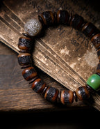 The Ancient Bone Mala – Aged Yak Bone Ritual Bracelet