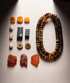 The Horn Mala – 108 Beads of Himalayan Sheep Horn