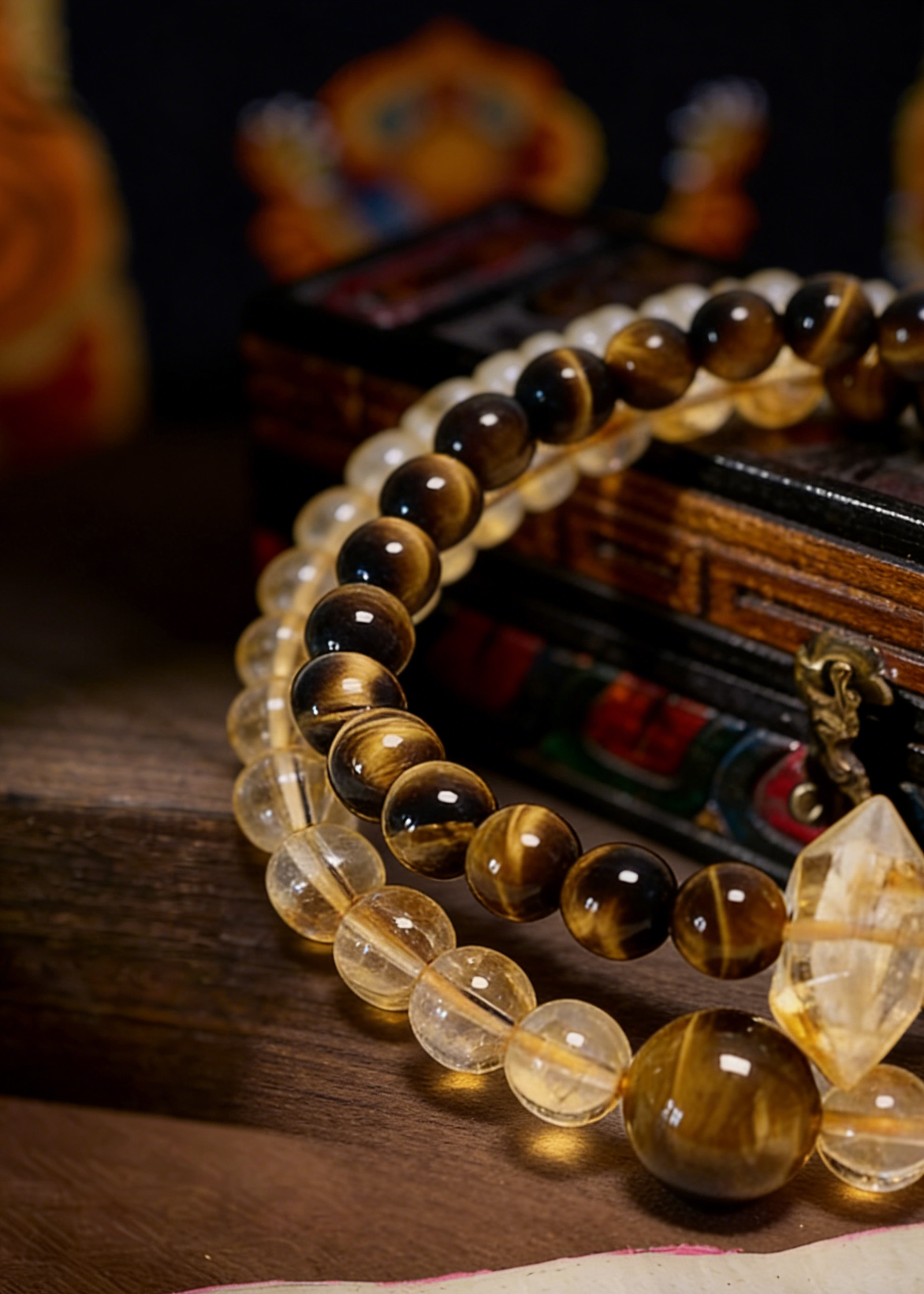 Wealth & Willpower Double-Layer Mala Bracelet