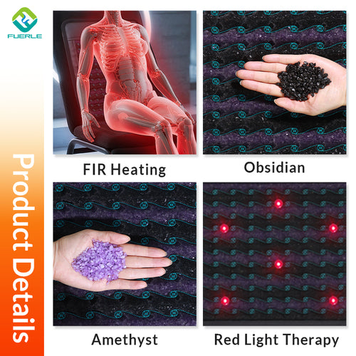 Fuerle Full-Body PEMF Crystal Back Cushion