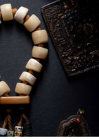The Primal Bone Mala – Single‑Circle Yak Bone Bracelet