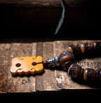 The Ancient Bone Mala – Aged Yak Bone Ritual Bracelet