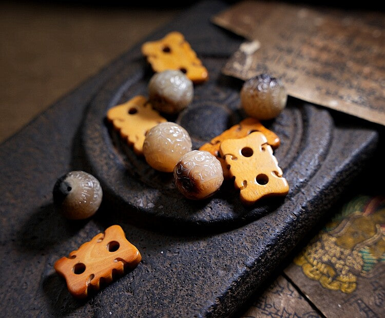 The Bone Totem – Multi‑Treasure Himalayan Mala