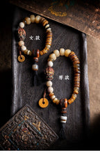 The Bone Totem – Multi‑Treasure Himalayan Mala