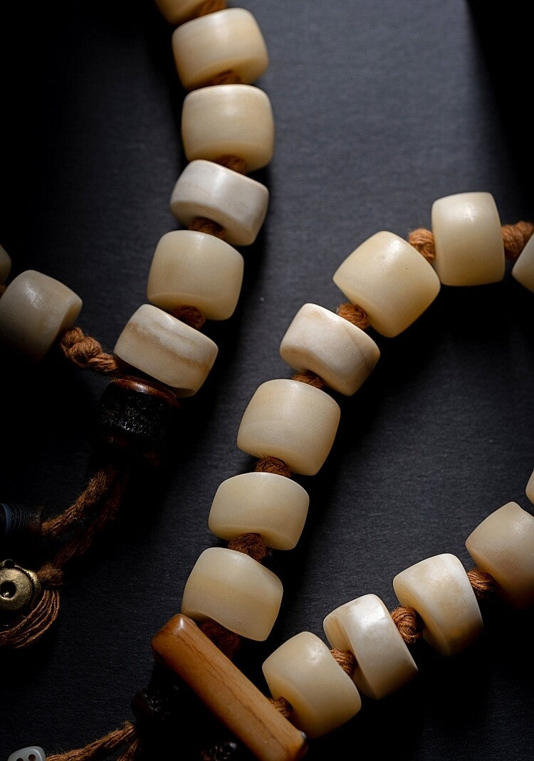 The Primal Bone Mala – Single‑Circle Yak Bone Bracelet