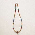 The Painted Sky Mala – Turquoise & Bodhi Seed Necklace