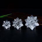 Mer-Ka-Ba 144 Handheld Temple | Himalayan Clear Quartz Meditation Sculpture