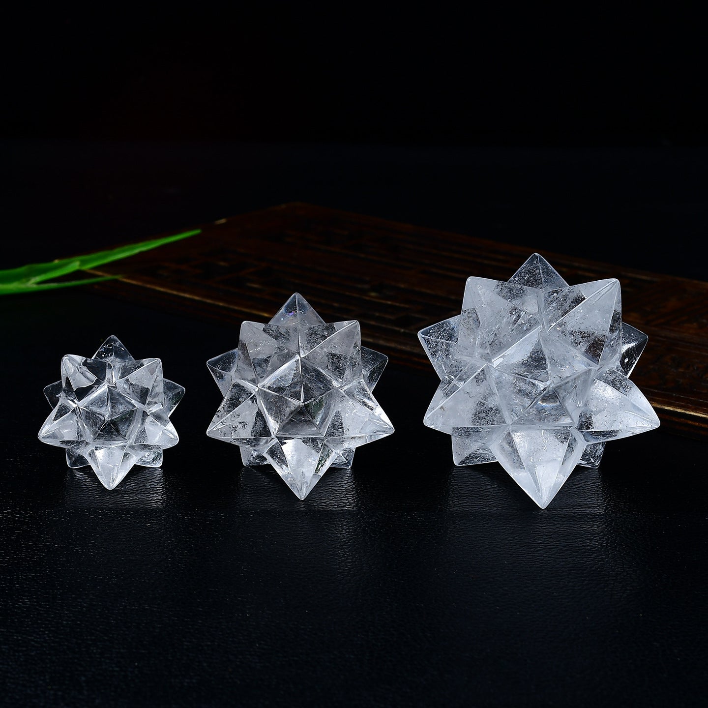 Mer-Ka-Ba 144 Handheld Temple | Himalayan Clear Quartz Meditation Sculpture