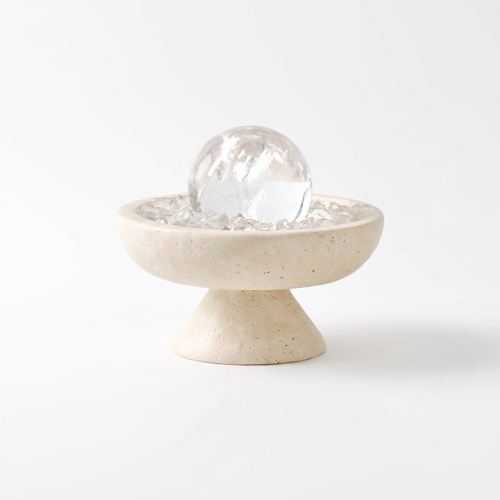 The Purifying Throne · 5A Clear Quartz Sphere