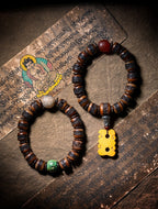 The Ancient Bone Mala – Aged Yak Bone Ritual Bracelet