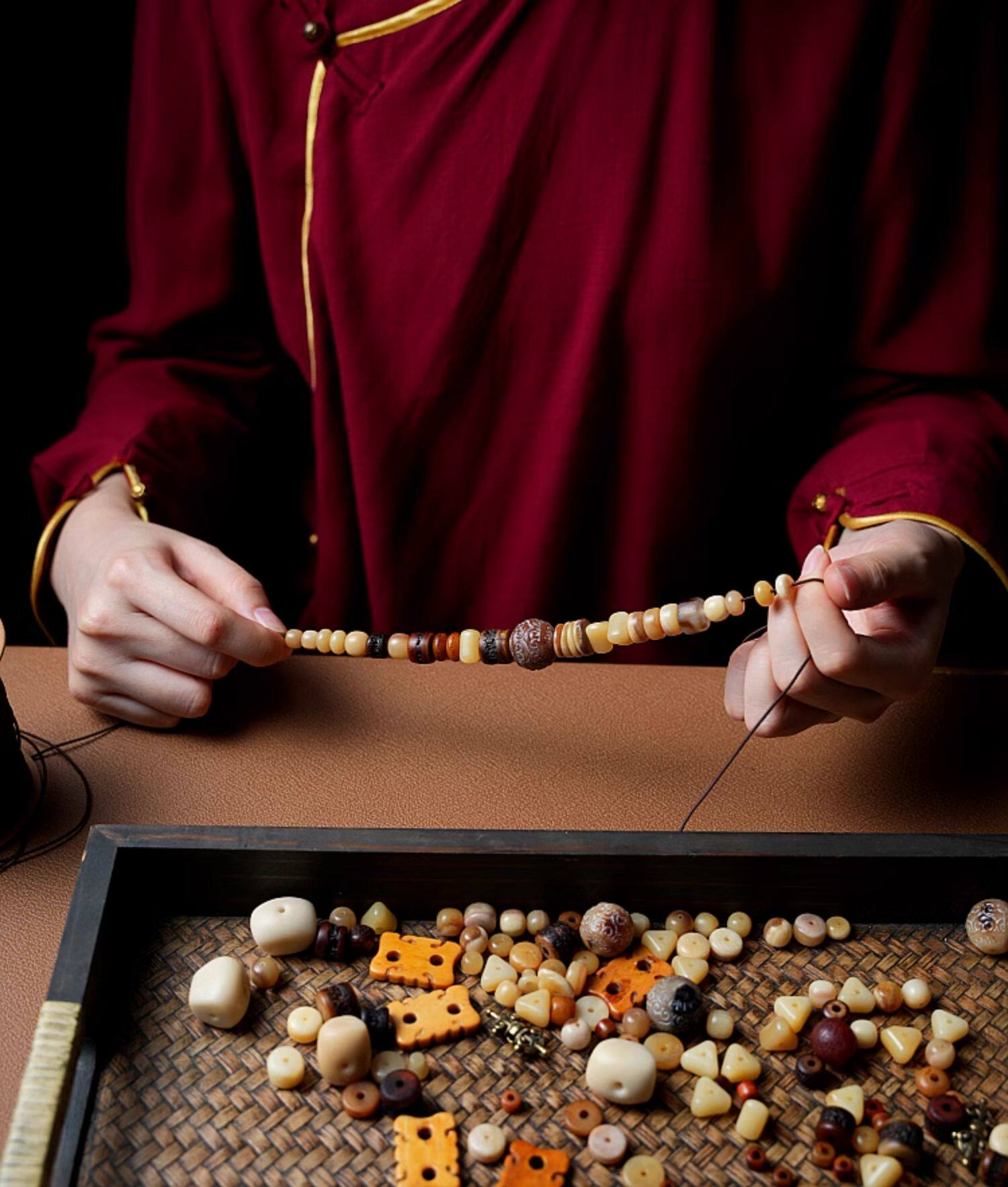 The Bone Totem – Multi‑Treasure Himalayan Mala