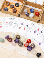 Twelve Constellation Natural Crystal Set