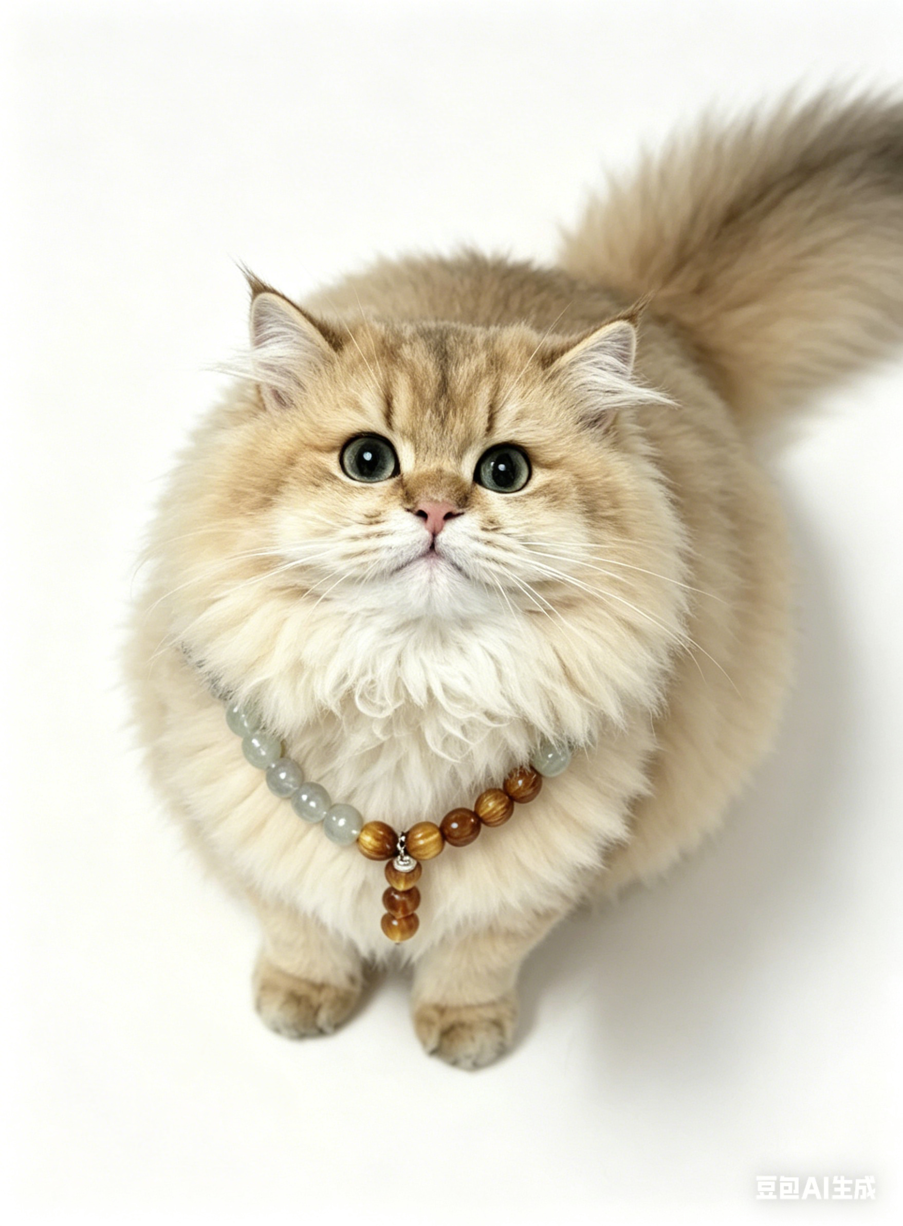 Vintage Tea Glow – Agate & Crystal Pet Guardian Necklace