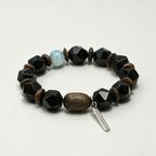 Obsidian Abyss & Ocean Breeze – Unisex Energy Bracelet