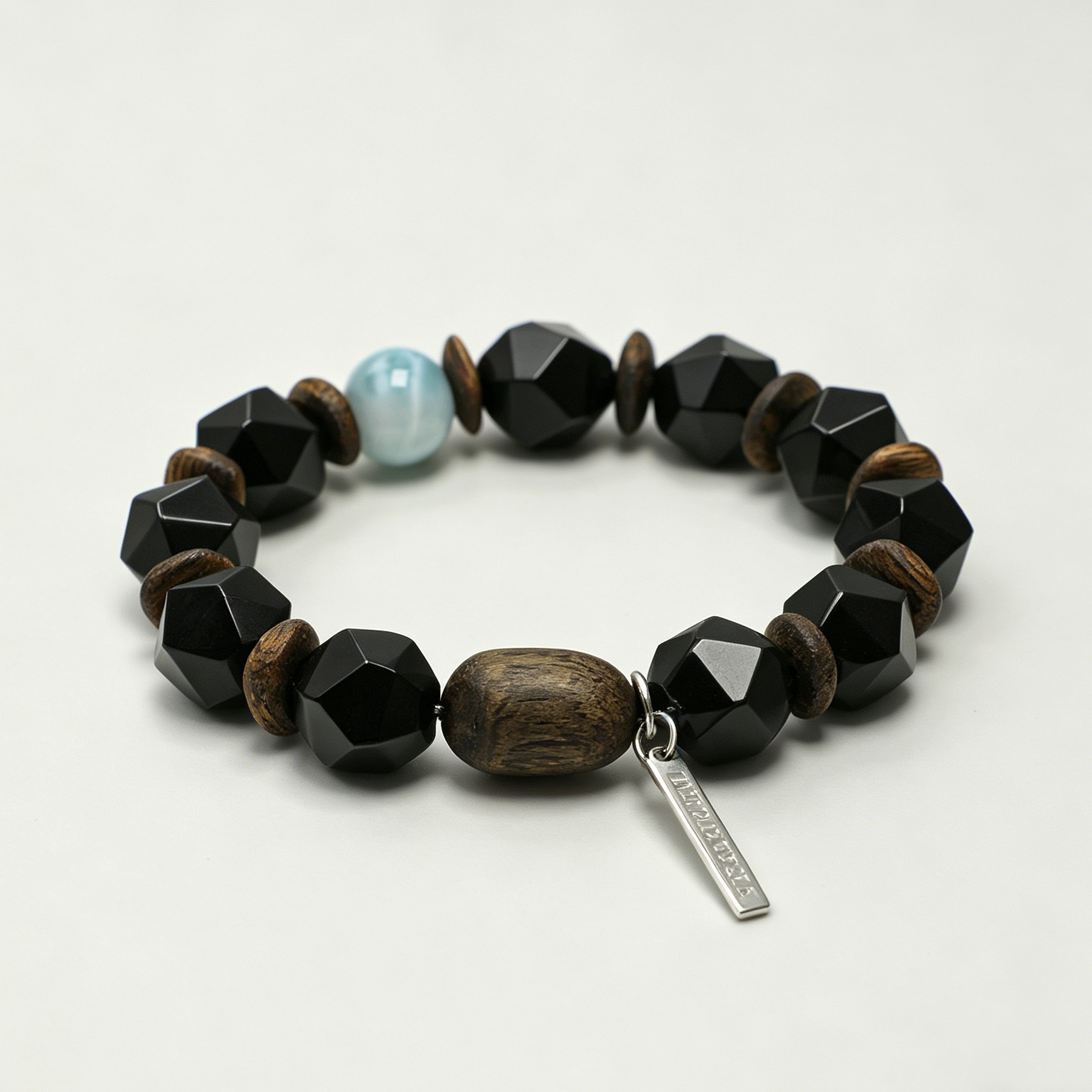 Obsidian Abyss & Ocean Breeze – Unisex Energy Bracelet
