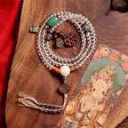 White Tara Mala – 108 Beads of Himalayan Opal