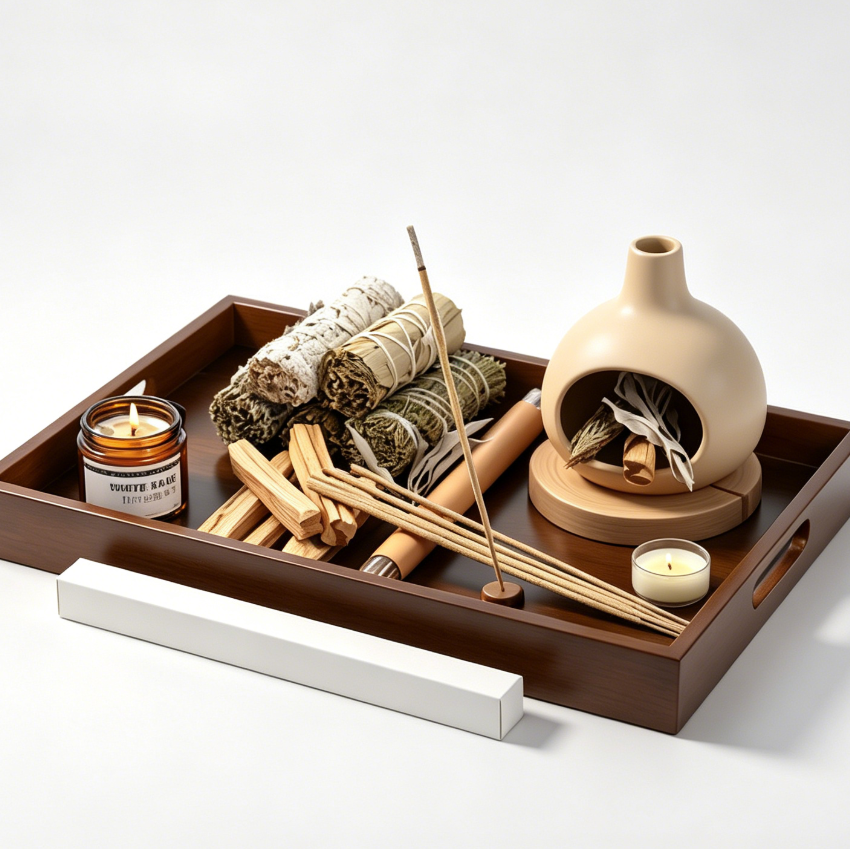 Mountain Hearth Sanctuary – Natural Smudge & Purification Set