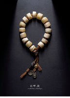 The Primal Bone Mala – Single‑Circle Yak Bone Bracelet