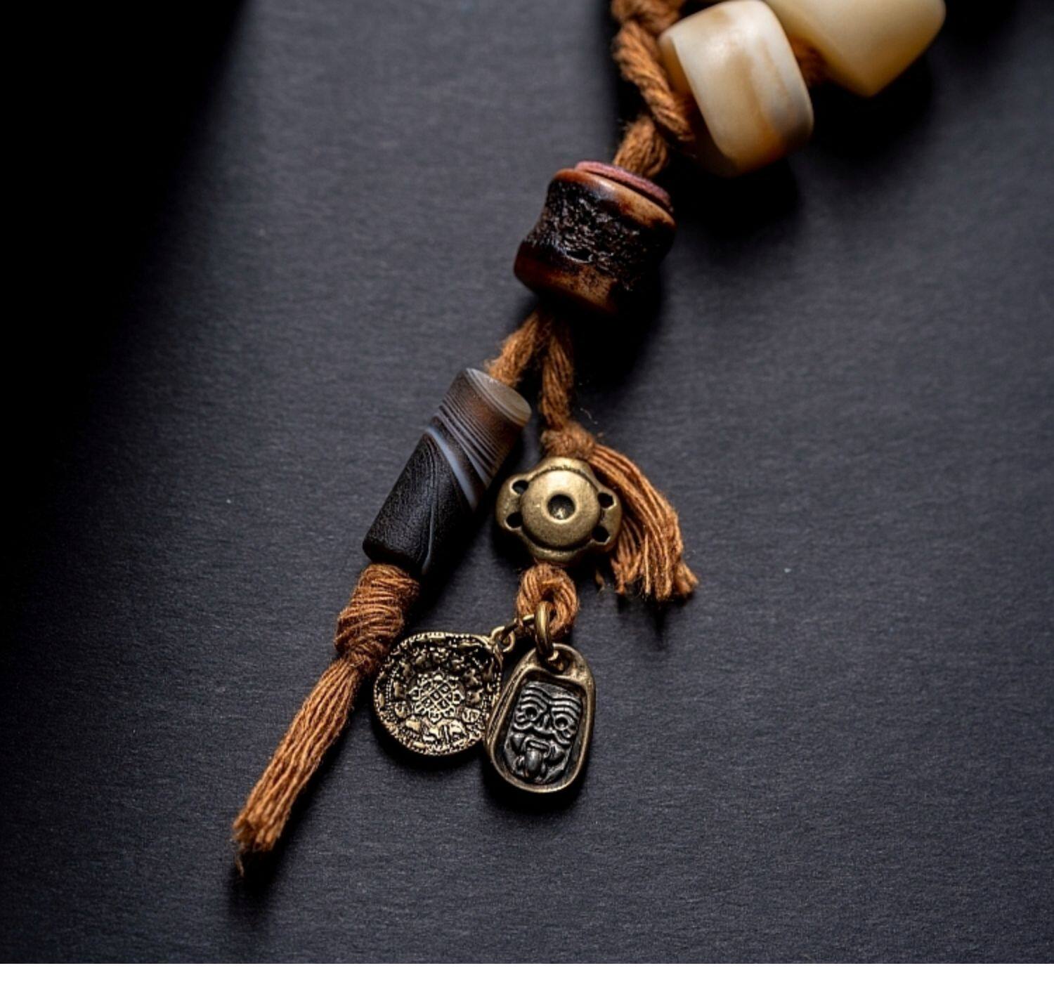 The Primal Bone Mala – Single‑Circle Yak Bone Bracelet