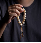 The Primal Bone Mala – Single‑Circle Yak Bone Bracelet