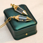 The Stone of Truth · Pure Fall | Natural Double-Tipped White Crystal Spirit Pendulum Necklace