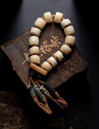 The Primal Bone Mala – Single‑Circle Yak Bone Bracelet