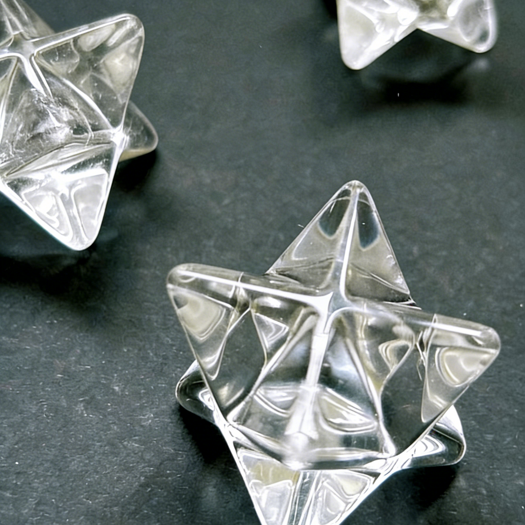 Mer-Ka-Ba 144 Handheld Temple | Himalayan Clear Quartz Meditation Sculpture