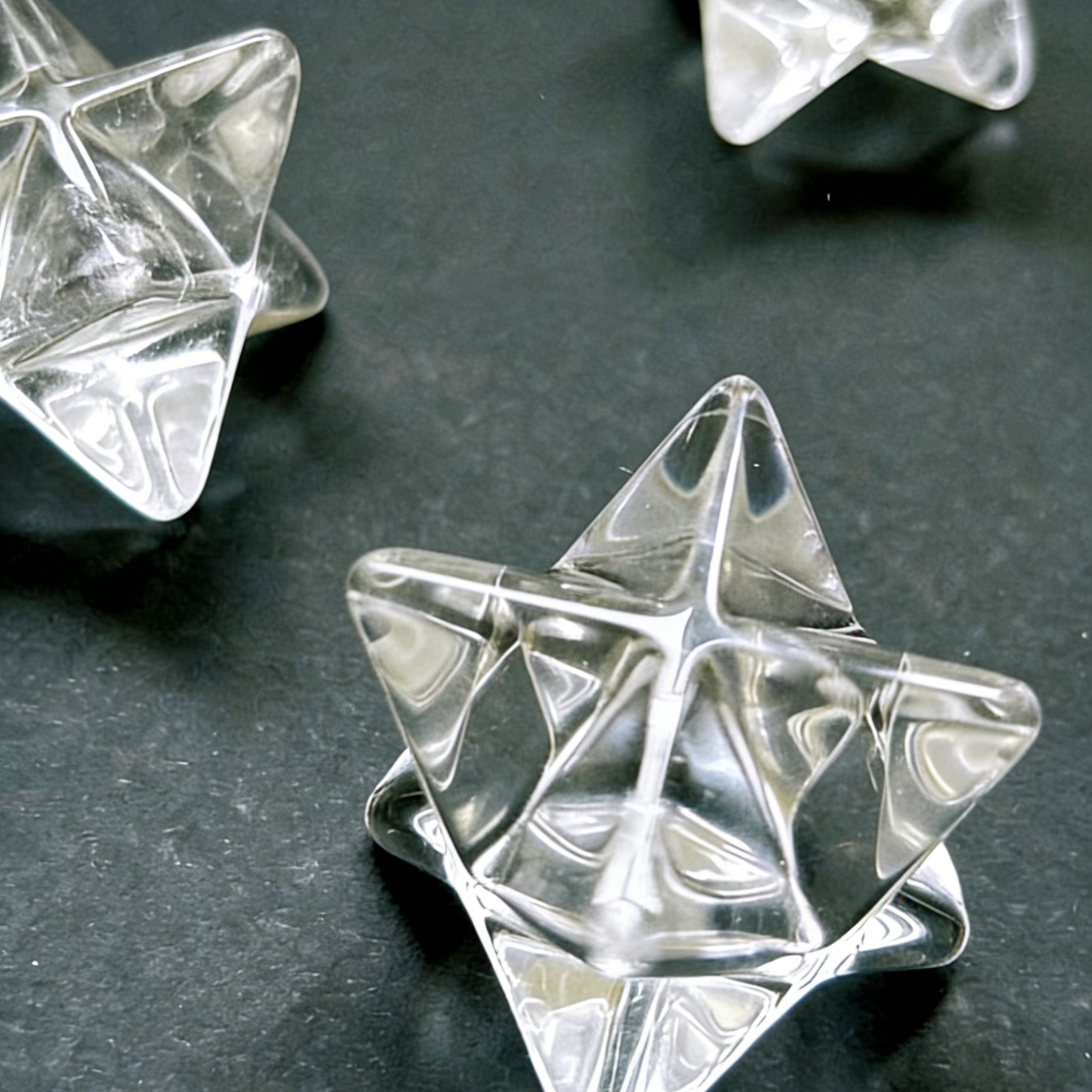 Mer-Ka-Ba 144 Handheld Temple | Himalayan Clear Quartz Meditation Sculpture