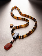 The Horn Mala – 108 Beads of Himalayan Sheep Horn