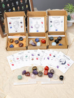 Twelve Constellation Natural Crystal Set
