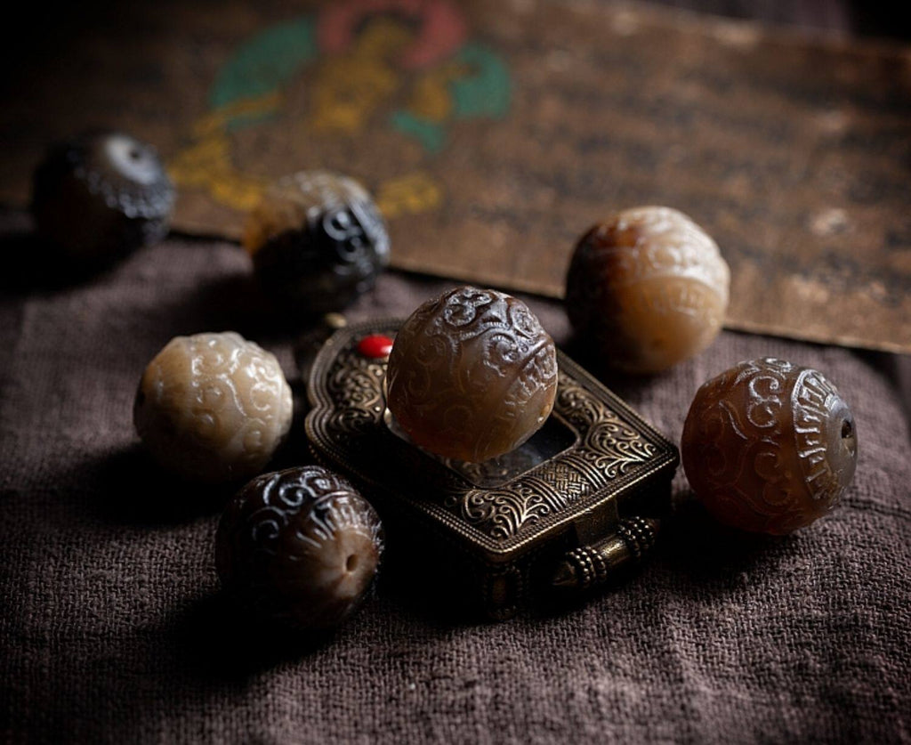 The Bone Totem – Multi‑Treasure Himalayan Mala