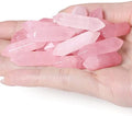 Rose Quartz Healing Wands - 20 PCS Hexagonal Reiki Point Set