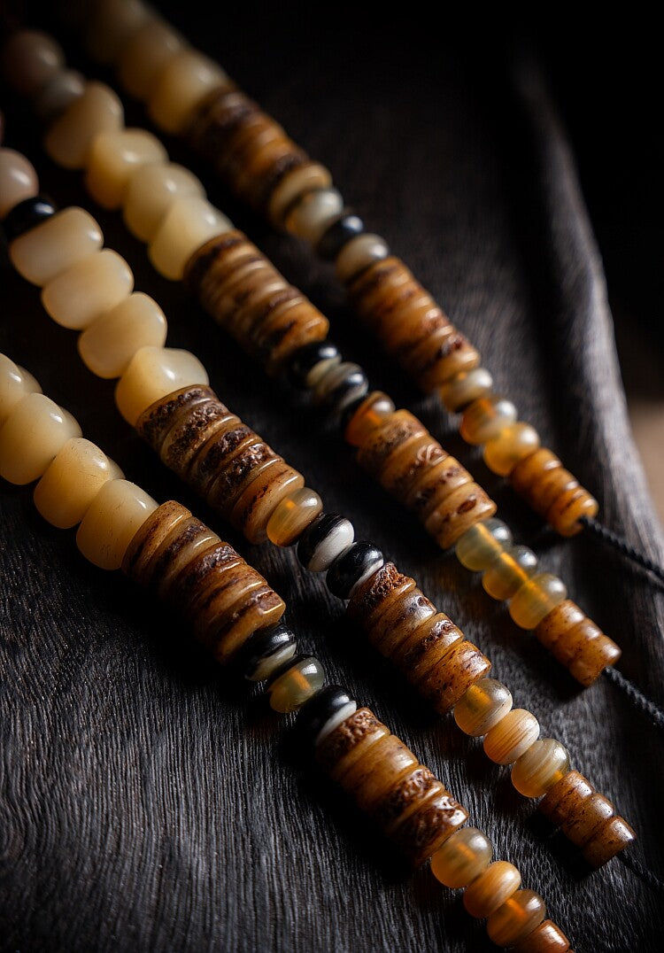The Bone Totem – Multi‑Treasure Himalayan Mala
