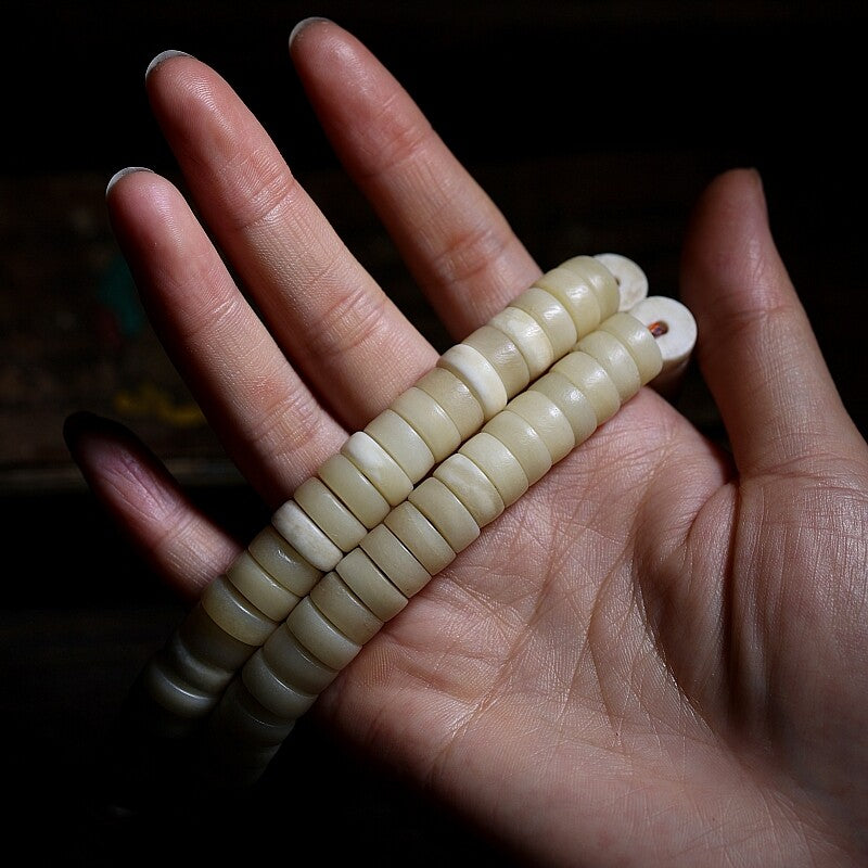 The Highland Bone Mala – 108 Beads of Himalayan Yak Bone