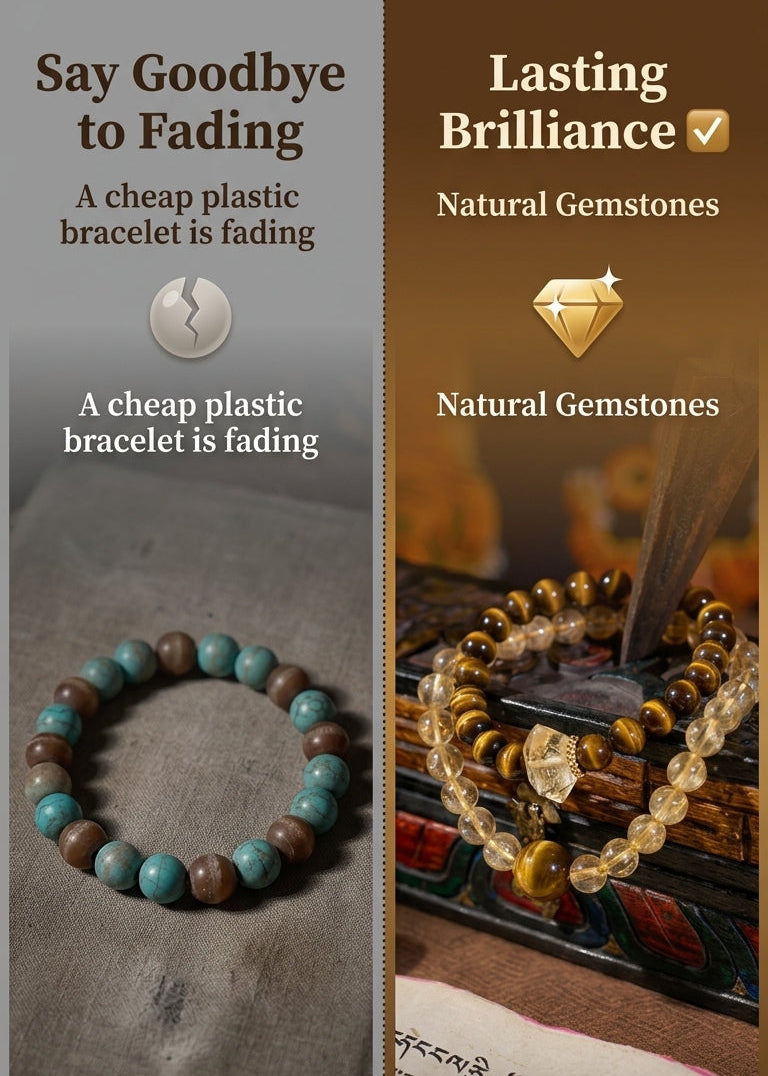 Wealth & Willpower Double-Layer Mala Bracelet