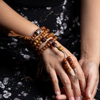 The Eternal Bond – Hand-Carved Aged Yak Bone Mala