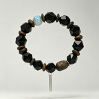 Obsidian Abyss & Ocean Breeze – Unisex Energy Bracelet