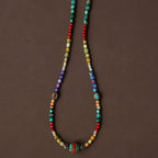 The Painted Sky Mala – Turquoise & Bodhi Seed Necklace