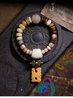 The Bone Totem – Multi‑Treasure Himalayan Mala