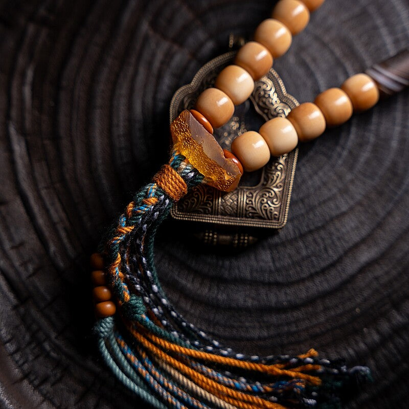 The Primordial Seed – Raw Bodhi Root Mala