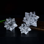 Mer-Ka-Ba 144 Handheld Temple | Himalayan Clear Quartz Meditation Sculpture