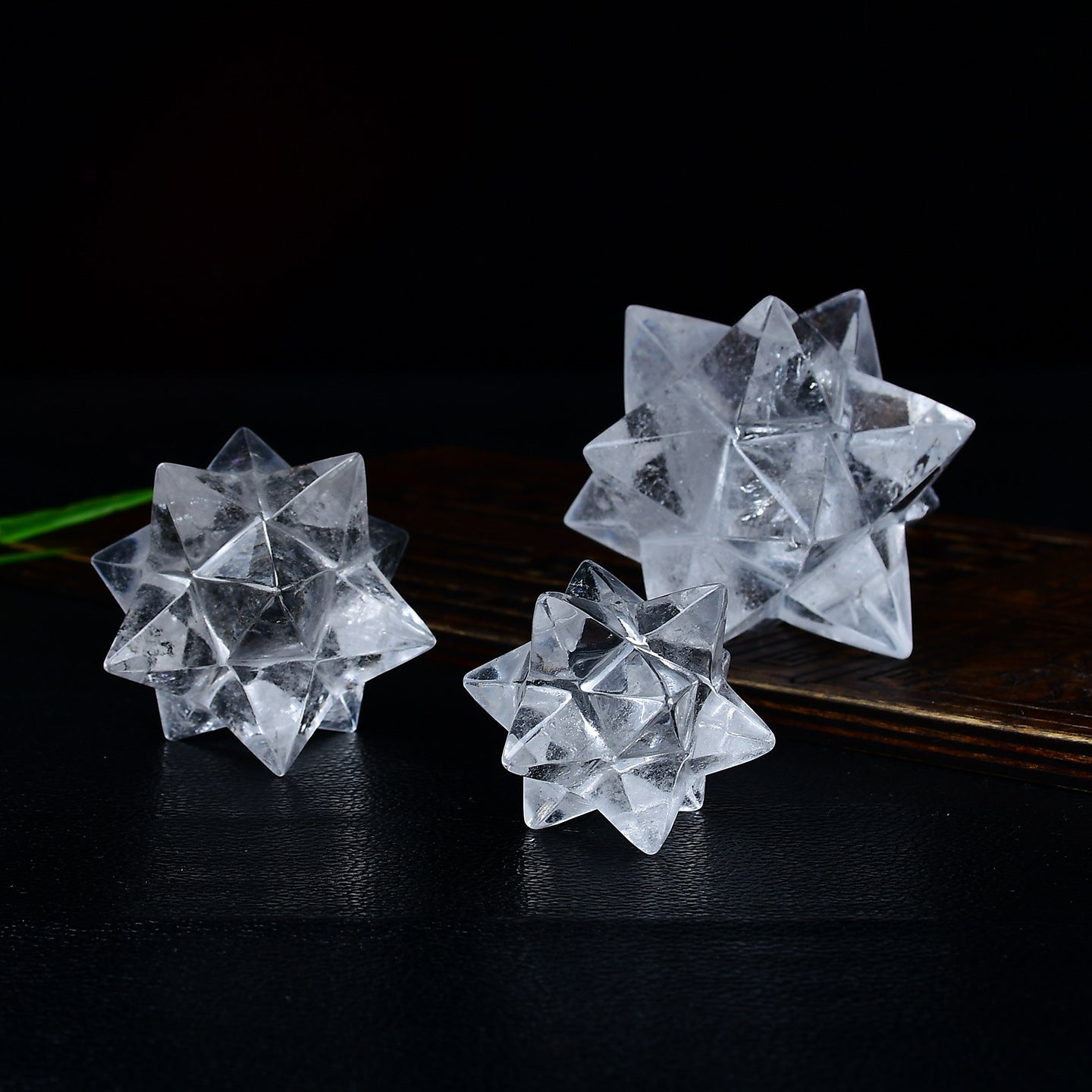 Mer-Ka-Ba 144 Handheld Temple | Himalayan Clear Quartz Meditation Sculpture