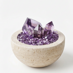 The Amethyst Sanctum – Natural Geode Abundance Bowl
