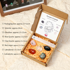 Twelve Constellation Natural Crystal Set