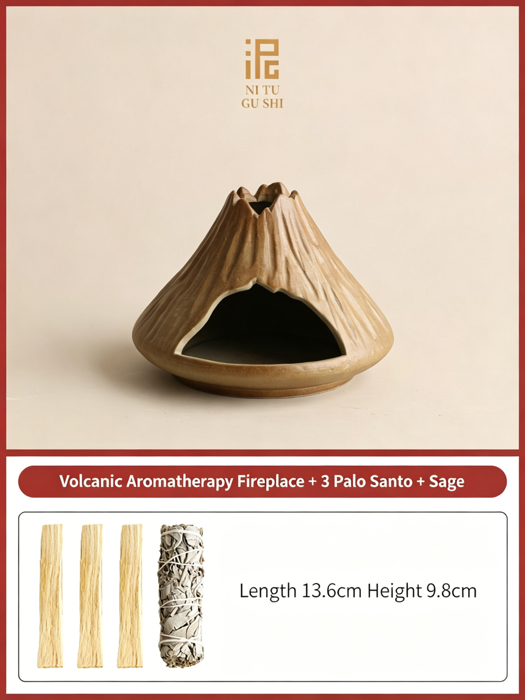 Sanctuary from the Core – Ceramic Smudge & Palo Santo Set